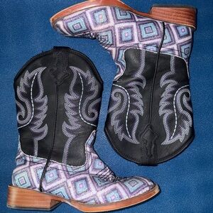 Roper Girls' Glitter Diamonds Western Boots girl size 11